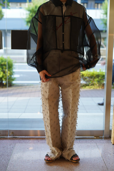 FUMIKA_UCHIDA<BR>ORGANZA OVER SHIRT