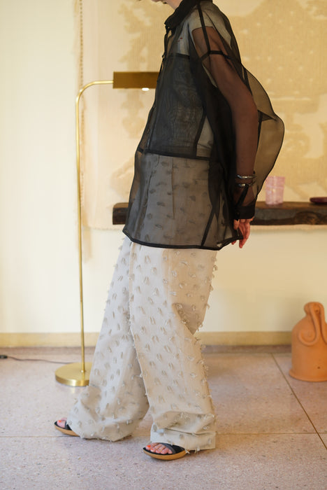 FUMIKA_UCHIDA<BR>ORGANZA OVER SHIRT