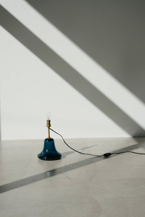 CLAUDE MORIN<BR>TABLE LAMP (BLUE)<BR><BR>SOLD OUT