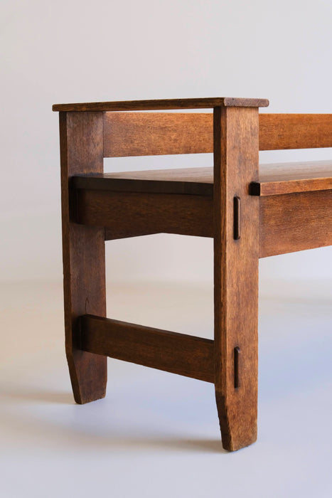 HAAGSE SCHOOL OAK BENCH