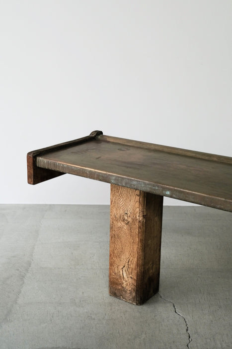 VINTAGE FRENCH BRASS BENCH<BR><BR>SOLD OUT