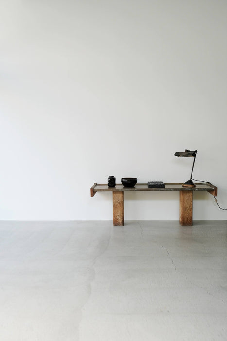 VINTAGE FRENCH BRASS BENCH<BR><BR>SOLD OUT