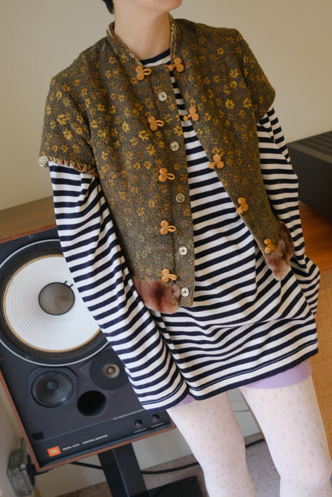 FUMIKA_UCHIDA<br>BOUCLE JACGUARD REVERSIBLE TOPS