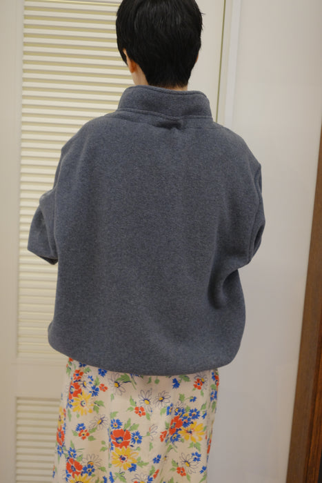 FUMIKA_UCHIDA<br>DOUBLE FACED FLEECE PULLOVER<br><br>SOLD OUT
