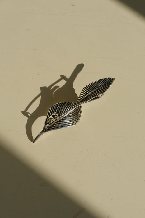 1960s<BR>ANTONIO PINEDA<BR>FEATHER PIN