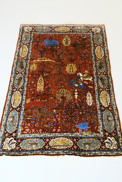 VINTAGE KERMAN RUG<BR><BR>SOLD OUT
