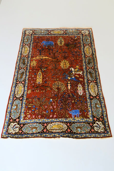 VINTAGE KERMAN RUG<BR><BR>SOLD OUT
