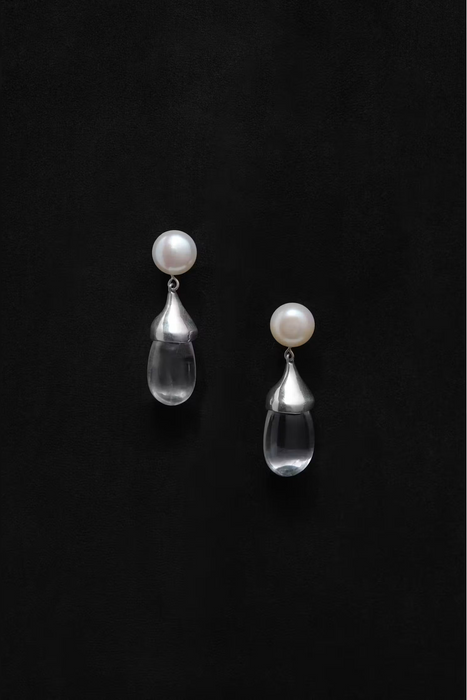 PRE ORDER<br><br>SOPHIE BUHAI<br>AUDREY EARRINGS - QUARTZ