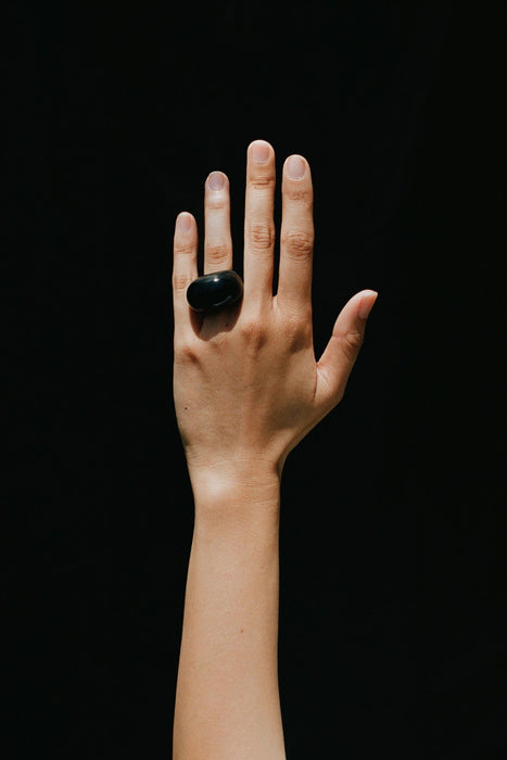 PRE ORDER<br><br>SOPHIE BUHAI<br>ONYX DONUT RING