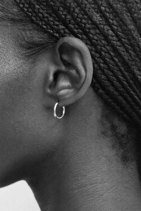 SOPHIE BUHAI<br>GOLD SMALL INTRINSIC HOOPS/SINGLE