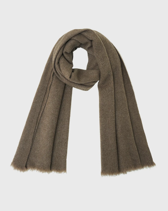 NORLHA<br>NOMAD NET BOILED SCARF<br>NATURAL YAK GOLDEN BROWN