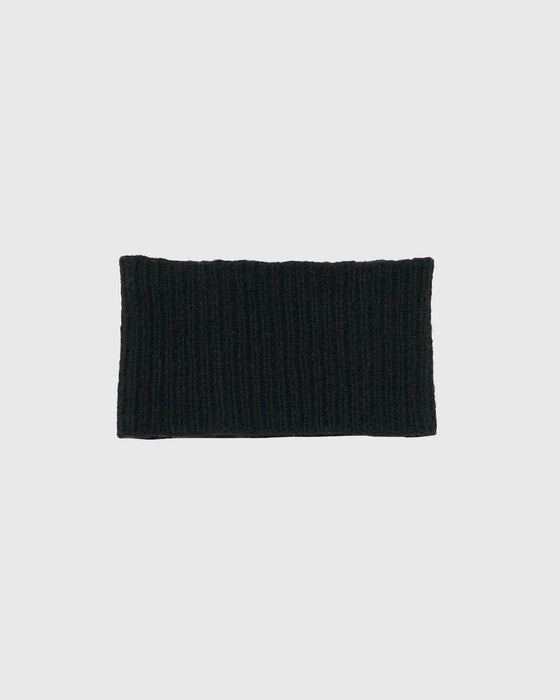 NORLHA<br>RIBBED NECK PIECE<br>BLACK