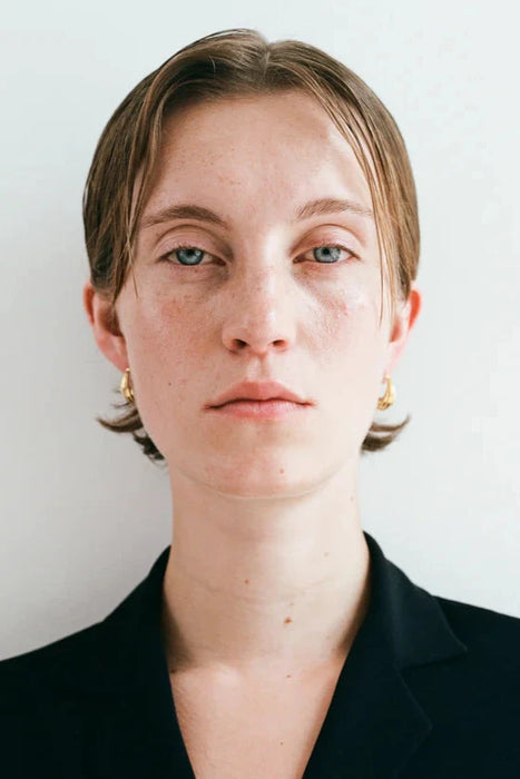 SAPIR BACHAR<br>GOLD ETERNITY HOOPS