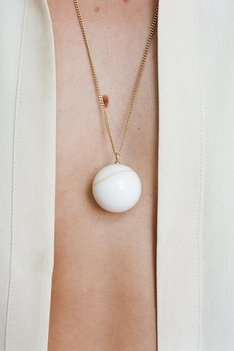 SAPIR BACHAR<br>GOLD SHELL LONG NECKLACE <br> <br>SOLD OUT