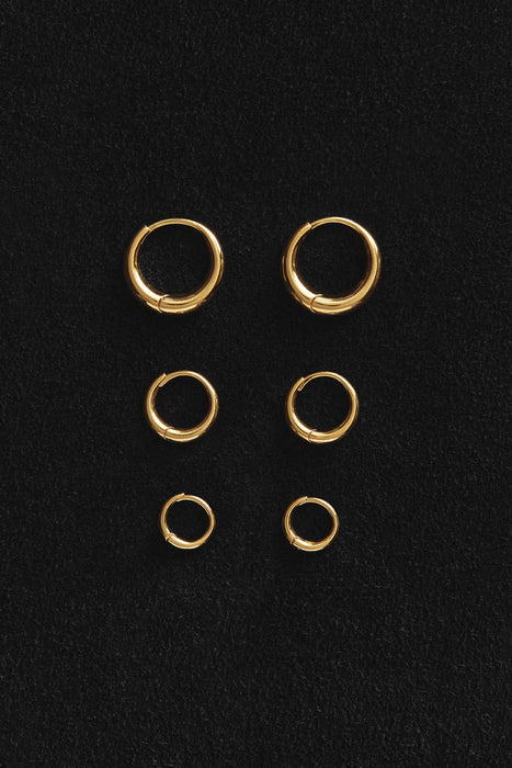 PRE ORDER<br><br>SOPHIE BUHAI<br>GOLD NOUVEAU HOOPS