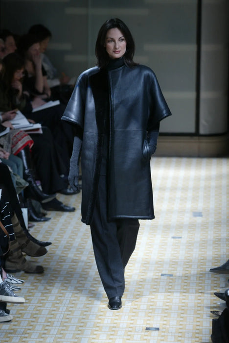 VINTAGE HERMES <br>REVERSED LAMBSKIN COAT<br><br>SOLD OUT