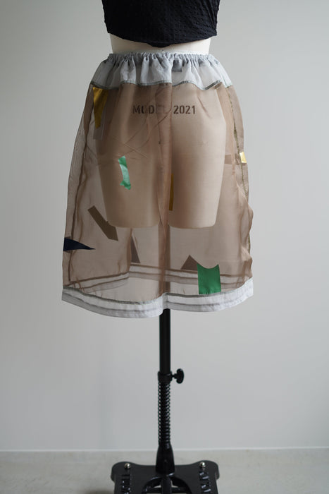 MARYAM NASSIR ZADEH<br>BANNER SKIRT