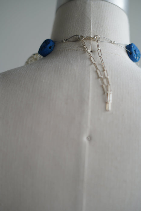 MARYAM NASSIR ZADEH<BR><BR>INDIGO COIN GRAND NECKLACE