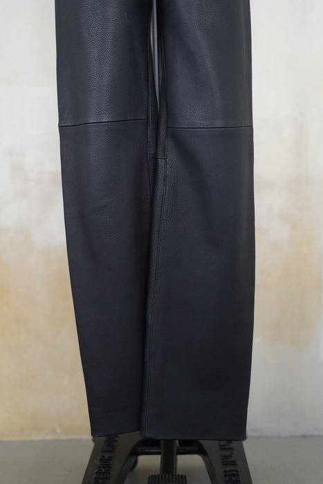 VINTAGE HERMES <br>LEATHER 5 POCKET TROUSERS<br><br>SOLD OUT