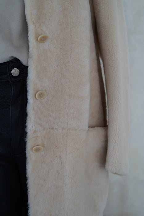 VINTAGE HERMES <br>SHEEPSKIN COAT<br><br>SOLD OUT