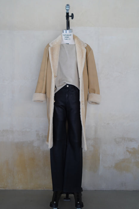 VINTAGE HERMES <br>SHEEPSKIN COAT<br><br>SOLD OUT