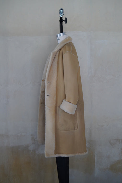 VINTAGE HERMES <br>SHEEPSKIN COAT<br><br>SOLD OUT