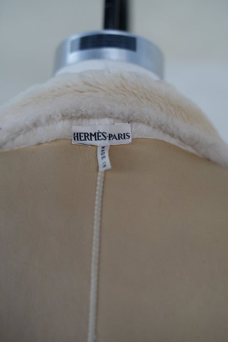 VINTAGE HERMES <br>SHEEPSKIN COAT<br><br>SOLD OUT