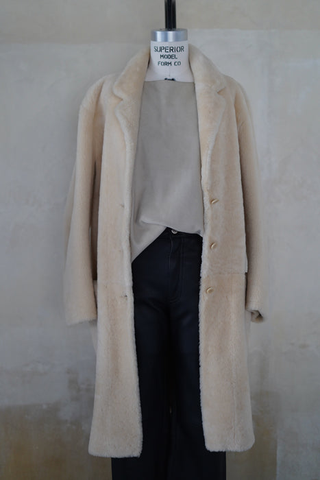 VINTAGE HERMES <br>SHEEPSKIN COAT<br><br>SOLD OUT