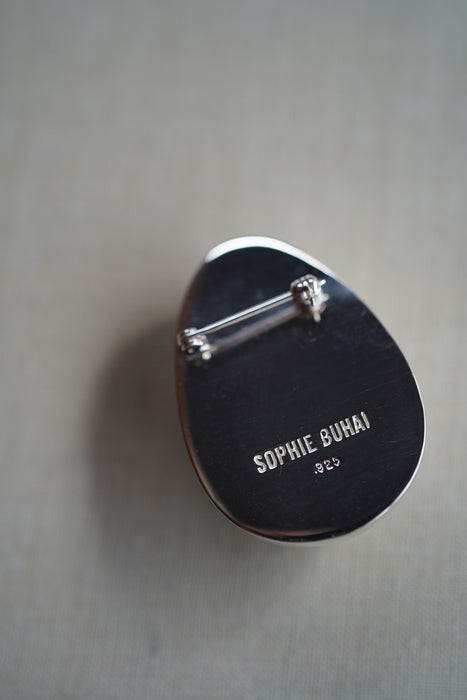 SOPHIE BUHAI<br>EGG BROOCH <br> <br>SOLD OUT