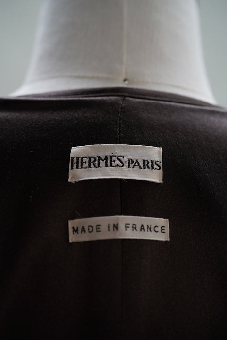VINTAGE HERMES <br>CASHMERE LONG GOWN <BR><BR>SOLD OUT