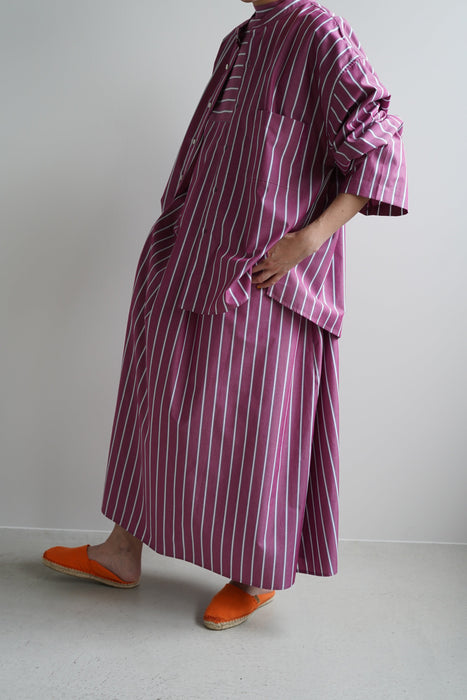 CRISTASEYA<br>SHIRT DRESS WITH GATHERED SLEEVES