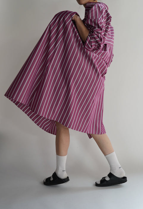 CRISTASEYA<br>SHIRT DRESS WITH GATHERED SLEEVES