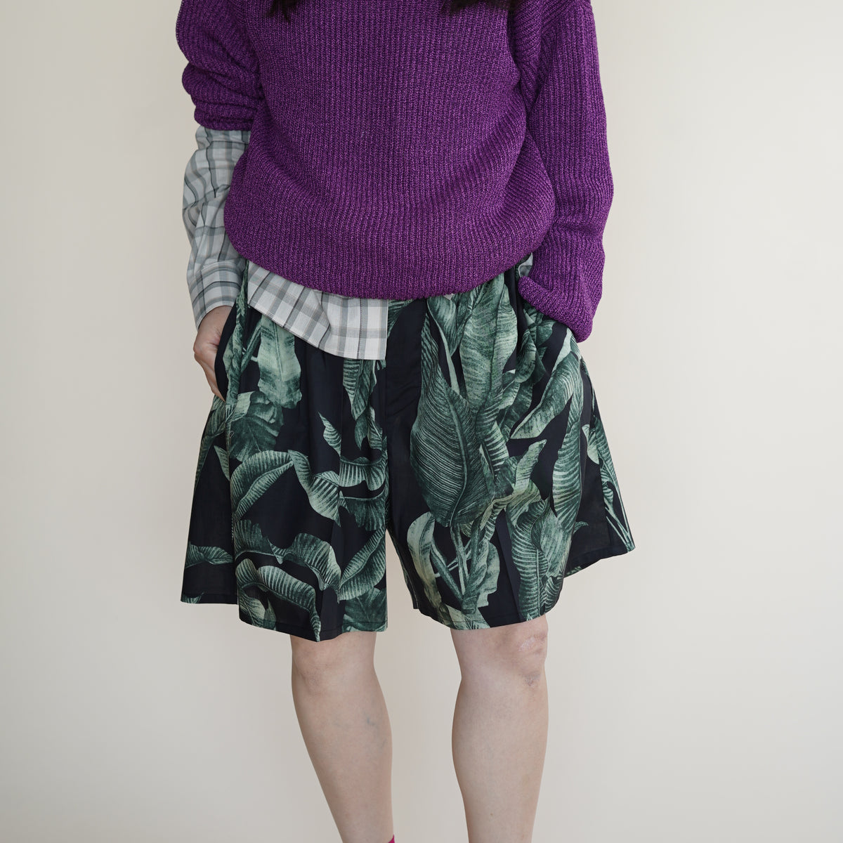 Cristaseya Washi Paper Sweater Olive – Neighbour