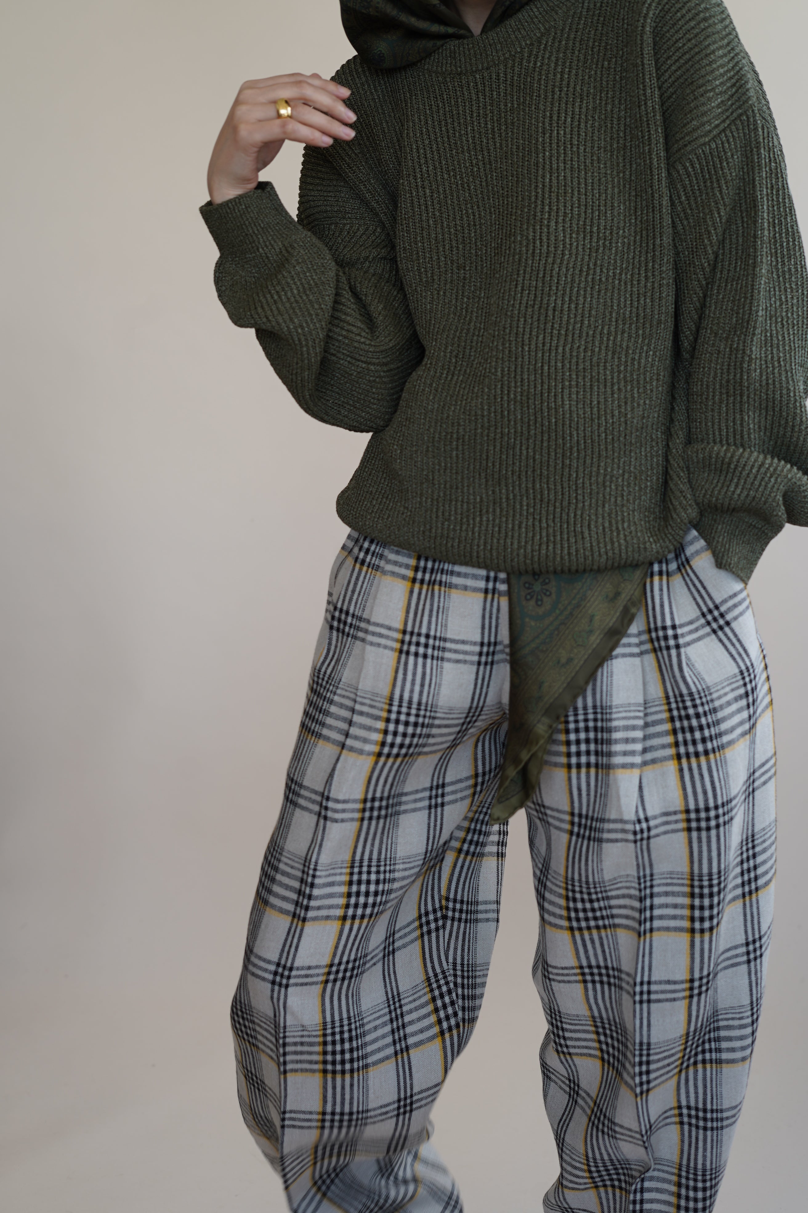 CRISTASEYA, WASHI PAPER SWEATER