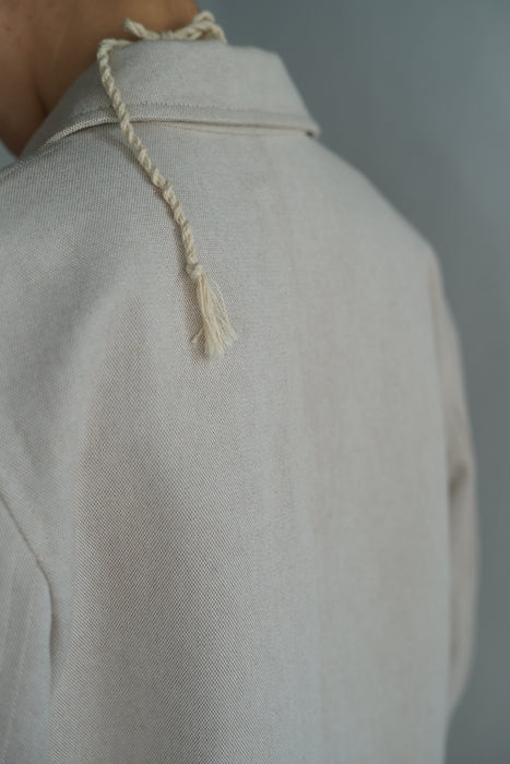 VINTAGE HERMES <br>COTTON ZIP UP CAR COAT<br><br>SOLD OUT