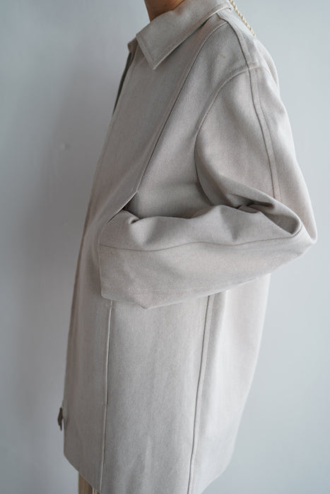 VINTAGE HERMES <br>COTTON ZIP UP CAR COAT<br><br>SOLD OUT