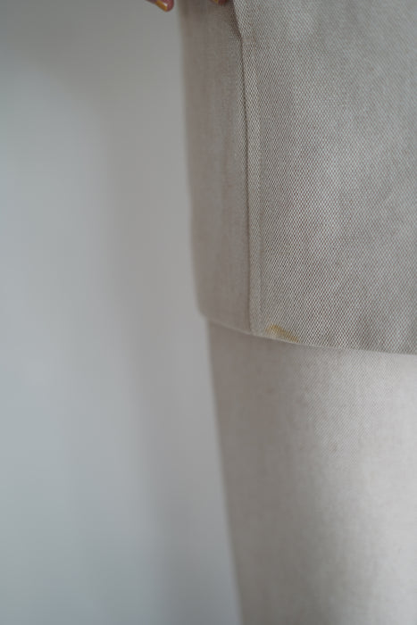 VINTAGE HERMES <br>COTTON ZIP UP CAR COAT<br><br>SOLD OUT