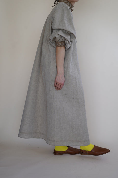 CRISTASEYA<br>HANDWOVEN FOLK DRESS WITH PIBIONES