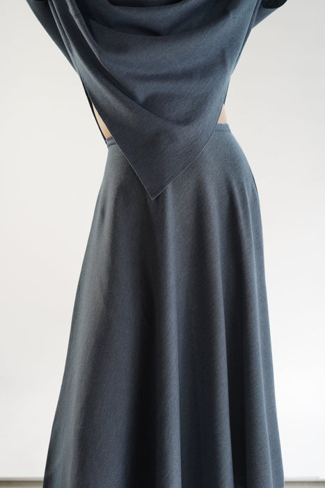 CRISTASEYA<br>DIAMANTE SKIRT<br>in BLUE