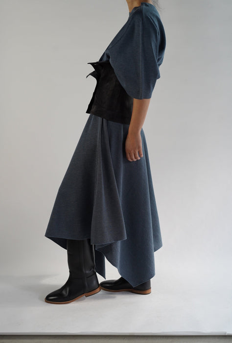 CRISTASEYA<br>DIAMANTE SKIRT<br>in BLUE