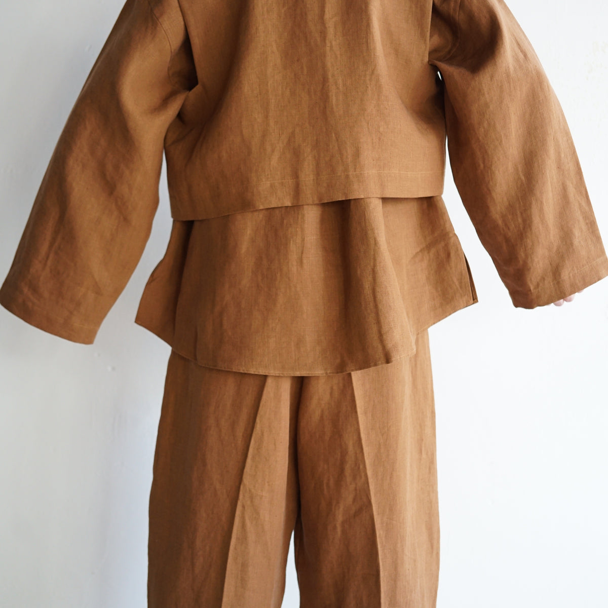 Cristaseya セットアップ クリスタセヤ リネン CRISTASEYAJAPANESE LINEN SHORT VEST – PORT